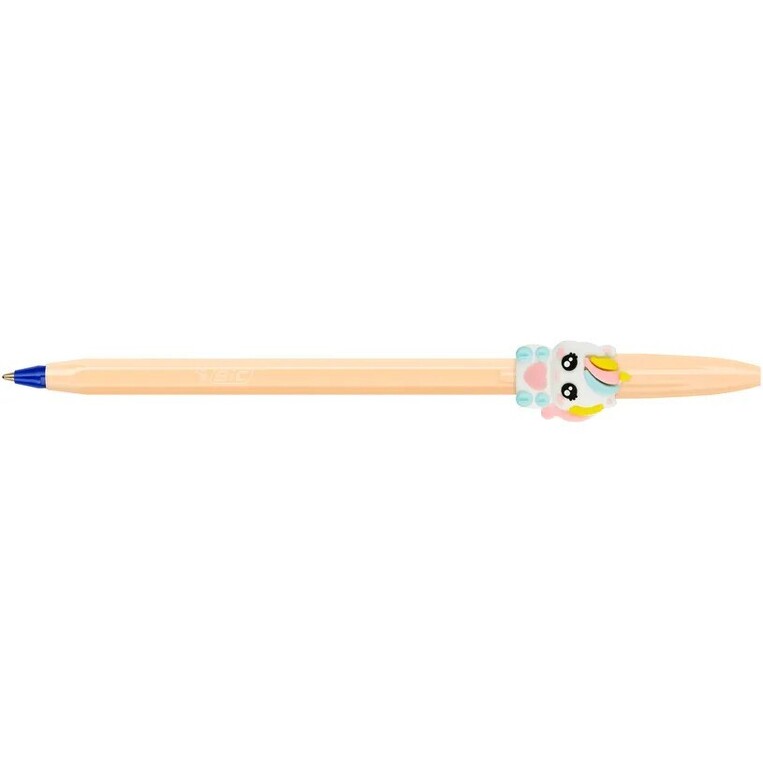 BIC ΣΤΥΛΟ CRISTAL FIGURES PASTEL ΜΟΝΟΚΕΡΟΣ ΣΟΜΟΝ ΜΠΛΕ ΓΡΑΦΗ 1.0mm 303755