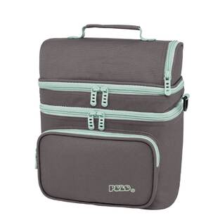 POLO ΤΣΑΝΤΑΚΙ ΦΑΓΗΤΟΥ DOUBLE COOLER ΓΚΡΙ ΜΕ ΒΕΡΑΜΑΝ 907096 2759
