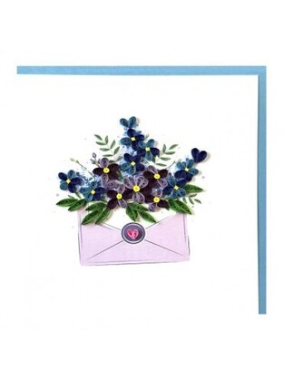 TENDANCES PETITS PETALES ΕΥΧΕΤΗΡΙΑ ΚΑΡΤΑ 15x15cm PP05C ΦΑΚΕΛΟΣ ΛΟΥΛΟΥΔΙΑ