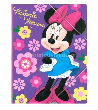 GIM ΠΛΑΣΤΙΚΟΣ ΦΑΚΕΛΟΣ ΝΤΟΣΙΕ ΜΕ ΛΑΣΤΙΧΟ A4 MINNIE 58515