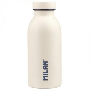 MILAN ΜΠΟΥΚΑΛΙ ΘΕΡΜΟΣ ΑΝΟΞΕΙΔΩΤΟΣ 354ml 17,1x6,85cm ΜΠΕΖ ΣΕΙΡΑ 1918