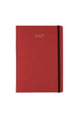 2027 ΗΜΕΡΟΛΟΓΙΟ ΗΜΕΡΗΣΙΟ 14x21cm ELEGANTA ΚΟΚΚΙΝΟ ΜΕ ΛΑΣΤΙΧΟ ΚΑΙ ΣΤΥΛΟΘΗΚΗ 72193 (ΛΙΝΑΡΔΑΤΟΣ)