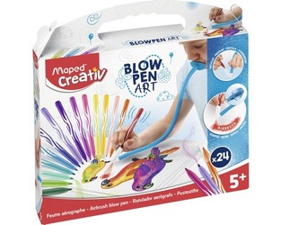 MAPED CREATIV BLOW PEN ART 24 ΧΡΩΜΑΤΑ ΜΑΡΚΑΔΟΡΟΙ ΑΕΡΟΣ ΜΕ ΛΑΣΤΙΧΟ 846712