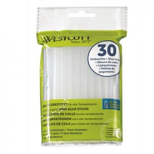 WESTCOTT ΣΕΤ ΡΑΒΔΟΙ ΣΙΛΙΚΟΝΗΣ ΜΙΚΡΕΣ 10cm 30τεμ E16837