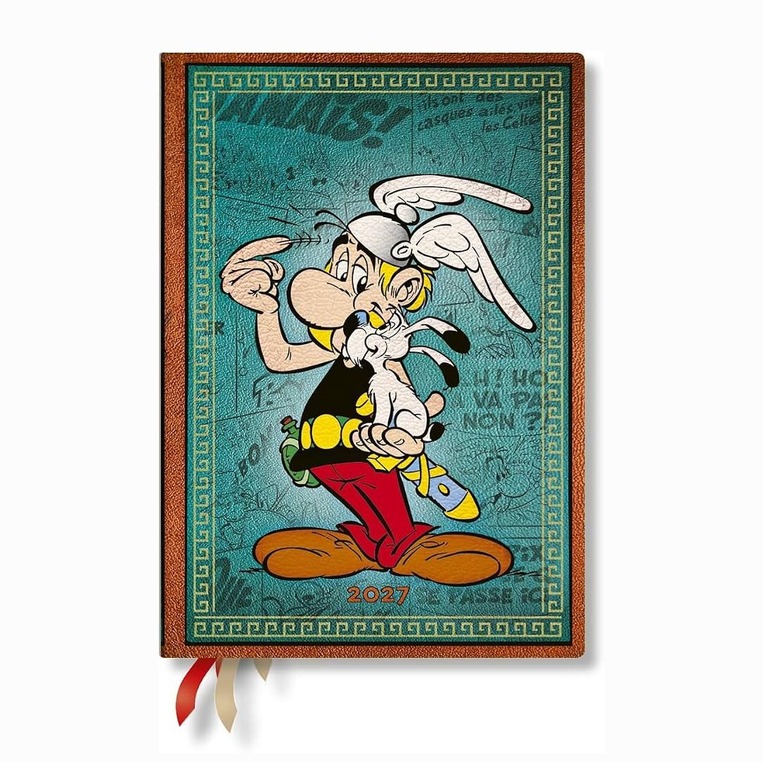 2027 ΗΜΕΡΟΛΟΓΙΟ ΕΒΔΟΜΑΔΙΑΙΟ PAPERBLANKS MIDI 13x18cm ASTERIX THE GAUL (ΣΚΛΗΡΟ ΕΞΩΦΥΛΛΟ) DE19313