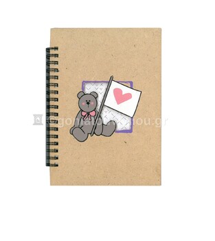 ΣΗΜΕΙΩΜΑΤΑΡΙΟ ΟΙΚΟΛΟΓΙΚΟ FUNNY BEAR M2-1 074/0202