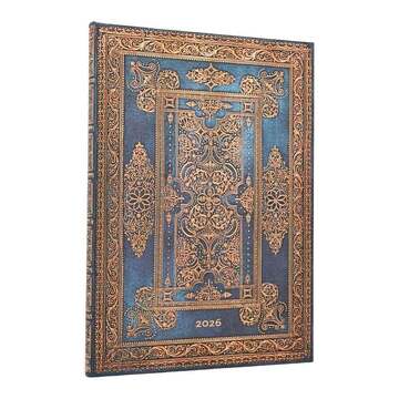 2026 ΗΜΕΡΟΛΟΓΙΟ ΕΒΔΟΜΑΔΙΑΙΟ PAPERBLANKS GRANDE 20x30cm BLUE LUXE (ΣΚΛΗΡΟ ΕΞΩΦΥΛΛΟ) DE08171