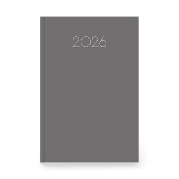 2026 ΗΜΕΡΟΛΟΓΙΟ ΗΜΕΡΗΣΙΟ SIMPLE 14x21cm ΓΚΡΙ 355758 (ΤΡΙΠΕΡΙΝΑ)