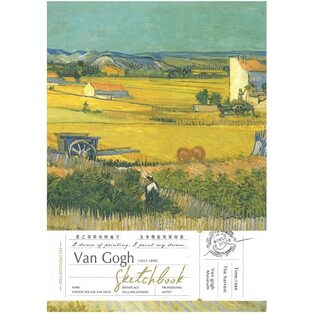 SKETCH BOOK ΒΙΒΛΙΟΔΕΤΗΜΕΝΟ 18,4x25,7cm 120 ΙΒΟΥΑΡ ΦΥΛΛΑ 110gr VAN GOGH THE HARVEST