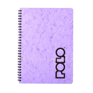 POLO ΤΕΤΡΑΔΙΟ ΣΠΙΡΑΛ 17x25cm 1 ΘΕΜΑΤΟΣ CLASSIC NOTE ΜΩΒ ΛΙΛΑ 30φ 919080