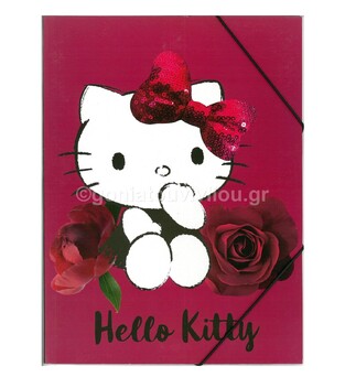 GRAFFITI ΝΤΟΣΙΕ ΜΕ ΛΑΣΤΙΧΟ 25Χ35 HELLO KITTY RED 17860