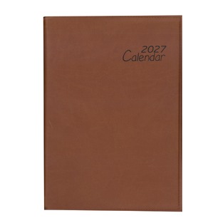 2027 ΗΜΕΡΟΛΟΓΙΟ ΗΜΕΡΗΣΙΟ ΥΠΟΚΙΤΡΙΝΟ 17x24cm ΚΑΦΕ ΣΕ ΘΗΚΗ 01 (ΠΛΑΝΟΓΡΑΜΜΑ)
