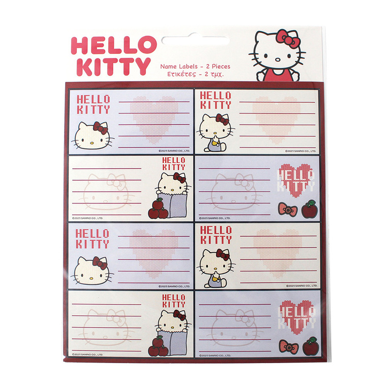 GIM ΕΤΙΚΕΤΕΣ ΤΕΤΡΑΔΙΩΝ HELLO KITTY 2τεμ 776 78846