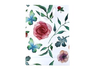 ΤΣΑΝΤΑ ΣΑΚΟΥΛΑ ΔΩΡΟΥ ΜΕΓΑΛΗ XLARGE 33x45cm OHAA ΡΟΖ ΤΡΙΑΝΤΑΦΥΛΛΟ