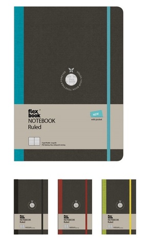 FLEXBOOK GLOBAL NOTEBOOK 9x14cm RULED 192 PAGES IVORY ΣΗΜΕΙΩΜΑΤΑΡΙΟ ΜΑΥΡΟ ΛΙΝΟΔΕΤΟ ΜΕ ΛΑΣΤΙΧΟ ΜΕ ΓΡΑΜΜΕΣ 2100016 (THE WRITING FIELDS)