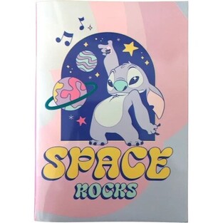 GIM ΤΕΤΡΑΔΙΟ ΚΑΡΦΙΤΣΑ 17x25cm 40φ LILO AND STITCH SPACE ROCKS 34201400