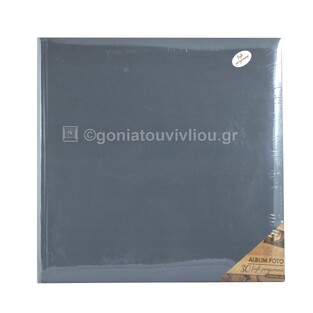 ΑΛΜΠΟΥΜ ΦΩΤΟΓΡΑΦΙΩΝ ΜΕ ΡΙΖΟΧΑΡΤΟ 29x29cm 50φ GT594646 ΓΚΡΙ