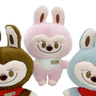 ZITA TOYS ΛΟΥΤΡΙΝΟ ΖΩΑΚΙ ΛΑΓΟΥΔΑΚΙ 8cm ΡΟΖ