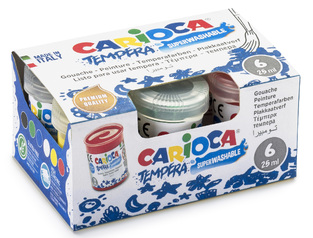 CARIOCA ΔΑΧΤΥΛΟΜΠΟΓΙΕΣ 6 ΧΡΩΜΑΤΑ 35gr Κ0022