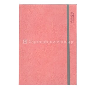 2027 ΗΜΕΡΟΛΟΓΙΟ ΗΜΕΡΗΣΙΟ ΥΠΟΚΙΤΡΙΝΟ 12x17cm TERRA FLEX ΡΟΖ 53 (ΠΛΑΝΟΓΡΑΜΜΑ)