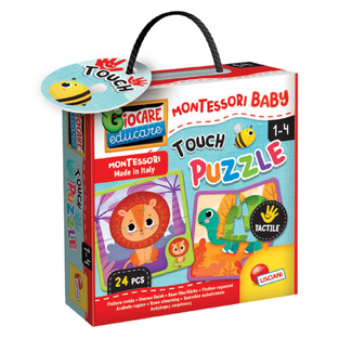 LISCIANI GIOCHI MONTESSORI BABY ΕΚΠΑΙΔΕΥΤΙΚΟ ΠΑΙΧΝΙΔΙ TOUCH PUZZLE 92680