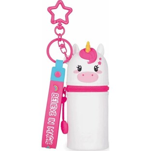 LEGAMI MINI KAWAII COIN PURSE WITH KEY RING ΠΟΡΤΟΦΟΛΙ ΜΕ ΜΠΡΕΛΟΚ UNICORN MKAW0003