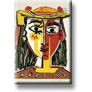 LANZFELD EDITIONS ΜΑΓΝΗΤΑΚΙ ΨΥΓΕΙΟΥ 8x5,5cm PICASSO GIRL WITH SOBRERO LAMF0002