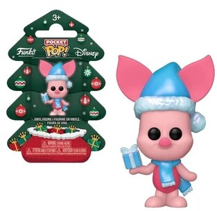 FUNKO POCKET POP SURPRISE WINNIE THE POOH PIGLET HOLIDAY TREE VINYL FIGURE
