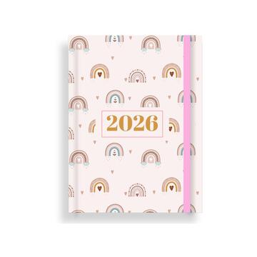 2026 ΗΜΕΡΟΛΟΓΙΟ ΗΜΕΡΗΣΙΟ 12x17cm RIVER ΜΕ ΛΑΣΤΙΧΟ ΜΠΕΖ 587116 (TESORO)