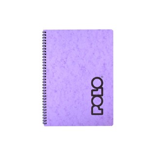 POLO ΤΕΤΡΑΔΙΟ ΣΠΙΡΑΛ A4 (21x29,7cm) 2 ΘΕΜΑΤΩΝ CLASSIC NOTE ΜΩΒ ΛΙΛΑ 60φ 919084