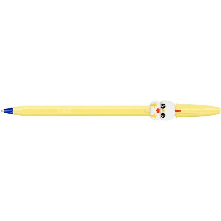 BIC ΣΤΥΛΟ CRISTAL FIGURES PASTEL ΚΟΤΟΠΟΥΛΑΚΙ ΚΙΤΡΙΝΟ ΜΠΛΕ ΓΡΑΦΗ 1.0mm 303755