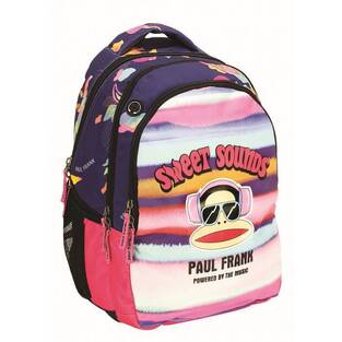 BACK ME UP PAUL FRANK ΣΧΟΛΙΚΗ ΤΣΑΝΤΑ ΣΑΚΙΔΙΟ ΠΛΑΤΗΣ ΔΗΜΟΤΙΚΟΥ ΟΒΑΛ DANCE OFF SWEET SOUNDS 34671031
