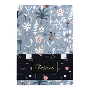 TESORO ΣΗΜΕΙΩΜΑΤΑΡΙΟ FOREST FLEXI 14x20cm 120φ ΡΙΓΕ ΜΕ ΓΡΑΜΜΕΣ ΓΚΡΙ 582375