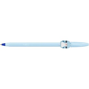 BIC ΣΤΥΛΟ CRISTAL FIGURES PASTEL ΔΕΛΦΙΝΙ ΓΑΛΑΖΙΟ ΜΠΛΕ ΓΡΑΦΗ 1.0mm 303755