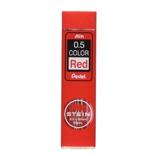PENTEL ΜΥΤΕΣ ΓΙΑ ΜΗΧΑΝΙΚΟ ΜΟΛΥΒΙ AINSTEIN 0.5mm ΚΟΚΚΙΝΗ ΓΡΑΦΗ 20τεμ C275RD
