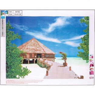 CENTRUM DIAMOND PAINTING KIT 5D (ΧΑΝΤΡΕΣ) 40x50cm ΜΑΛΔΙΒΕΣ 89760