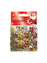 GLOBAL GIFT DECO CONFETTIS ΠΟΥΛΙΕΣ ΑΣΤΕΡΙΑ ΧΡΥΣΑ ΚΟΚΚΙΝΑ ΑΣΗΜΙ 15gr 361528