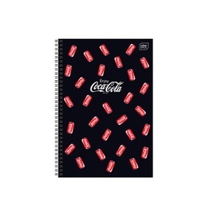 INTERDRUK ΤΕΤΡΑΔΙΟ ΣΠΙΡΑΛ A4 (21x29,7cm) 2 ΘΕΜΑΤΩΝ 60φ COCA COLA ENJOY ΜΑΥΡΟ