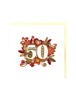 TENDANCES PETITS PETALES ΕΥΧΕΤΗΡΙΑ ΚΑΡΤΑ 15x15cm PP45C ΓΙΑ ΤΑ 50α ΓΕΝΕΘΛΙΑ