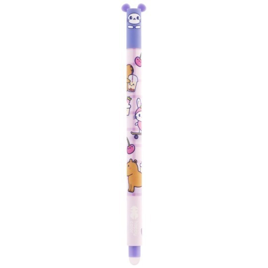 HAPPY COLOR ΣΤΥΛΟ ΠΟΥ ΣΒΗΝΕΙ GEL 0.5mm CAPIBARA ΜΩΒ (ΜΠΛΕ ΓΡΑΦΗ) 018662