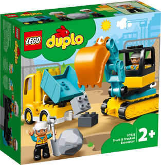 LEGO DUPLO TRUCK AND TRACKED EXCAVATOR 10931