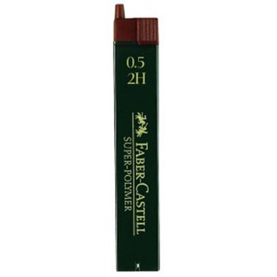 FABER CASTELL ΜΥΤΕΣ ΓΙΑ ΜΗΧΑΝΙΚΟ ΜΟΛΥΒΙ 9065 0.5mm 2H (ΚΟΥΤΑΚΙ ΜΕ 12 ΜΥΤΕΣ) 120512