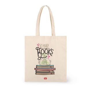 LEGAMI ΥΦΑΣΜΑΤΙΝΗ ΤΣΑΝΤΑ ΜΕ ΧΕΡΟΥΛΙΑ BOOK LOVER CBAG0006