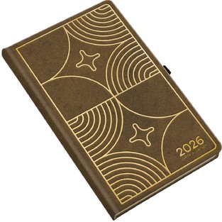 2026 ΗΜΕΡΟΛΟΓΙΟ ΗΜΕΡΗΣΙΟ 9x14cm GATSBY ΚΑΦΕ ΜΕ ΣΤΥΛΟΘΗΚΗ 626440988 (UNIPAP)