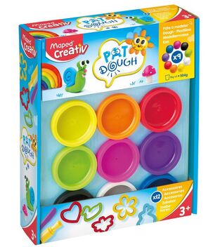 MAPED CREATIV PAT DOUGH ΣΕΤ 9 ΠΛΑΣΤΟΖΥΜΑΡΑΚΙΑ ΚΑΙ 12 ΑΞΕΣΟΥΑΡ 907202