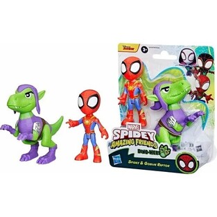 HASBRO SPIDEY AND HIS AMAZING FRIENDS DINO WEBS SPIDEY AND GOBLIN RAPTOR G0120 / F9478