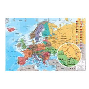 ΔΙΑΚΟΣΜΗΤΙΚΗ ΑΦΙΣΑ EUROPEAN MAP 61x91,5cm GN0751 (141)