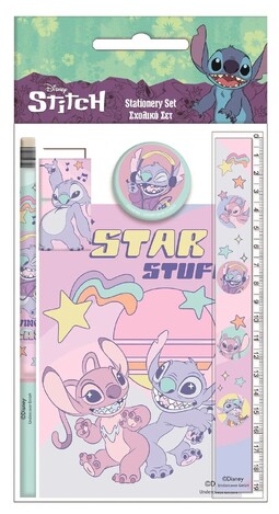 GIM ΣΕΤ ΜΕ ΣΧΟΛΙΚΑ ΕΙΔΗ LILO AND STITCH GEN Z STAR STUFF 5τεμ 342 01755