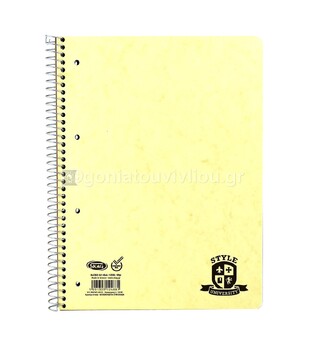 SKAG ΤΕΤΡΑΔΙΟ ΣΠΙΡΑΛ A4 (21x29,7cm) 4 ΘΕΜΑΤΩΝ 120φ ΠΡΕΣΠΑΝ STYLE ΠΕΡΦΟΡΕ ΖΑΧΑΡΙ 2302