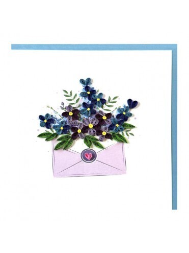 TENDANCES PETITS PETALES ΕΥΧΕΤΗΡΙΑ ΚΑΡΤΑ 15x15cm PP05C ΦΑΚΕΛΟΣ ΛΟΥΛΟΥΔΙΑ